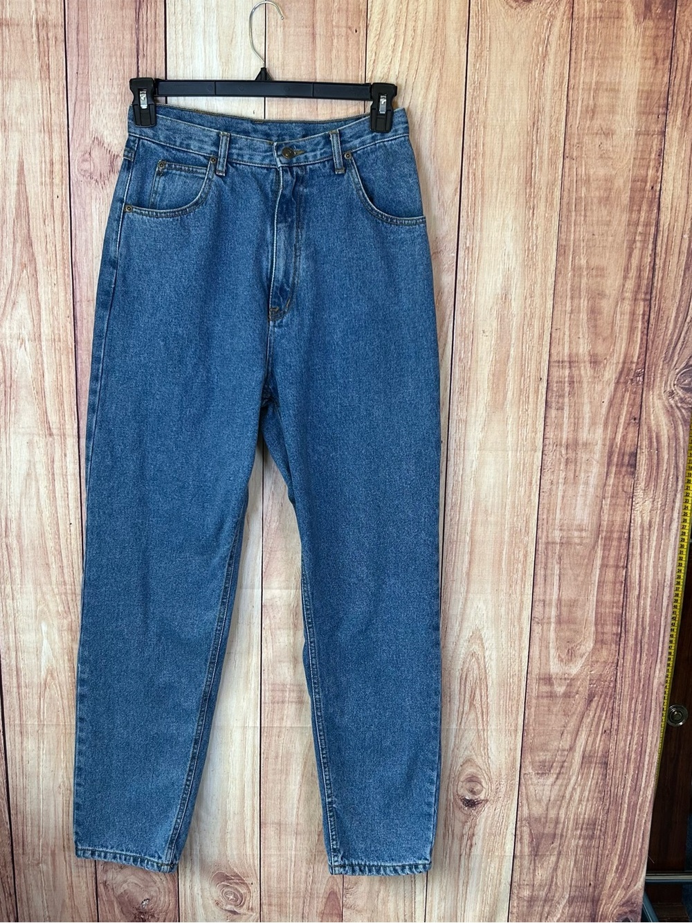 Vintage Open Trails Womens Jeans Sz 10 High Rise 100% Cotton Blue Straight #237